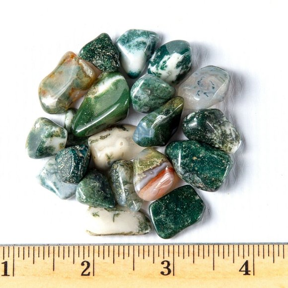 1/4 lb Polished Tree Agate Crystal Gemstones - Picture 3 of 4